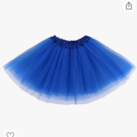 Simplicity Little Girl's 4 Layers Tulle Tutu Skirt, Royal Blue, 2-8 Years - Picture 11 of 11